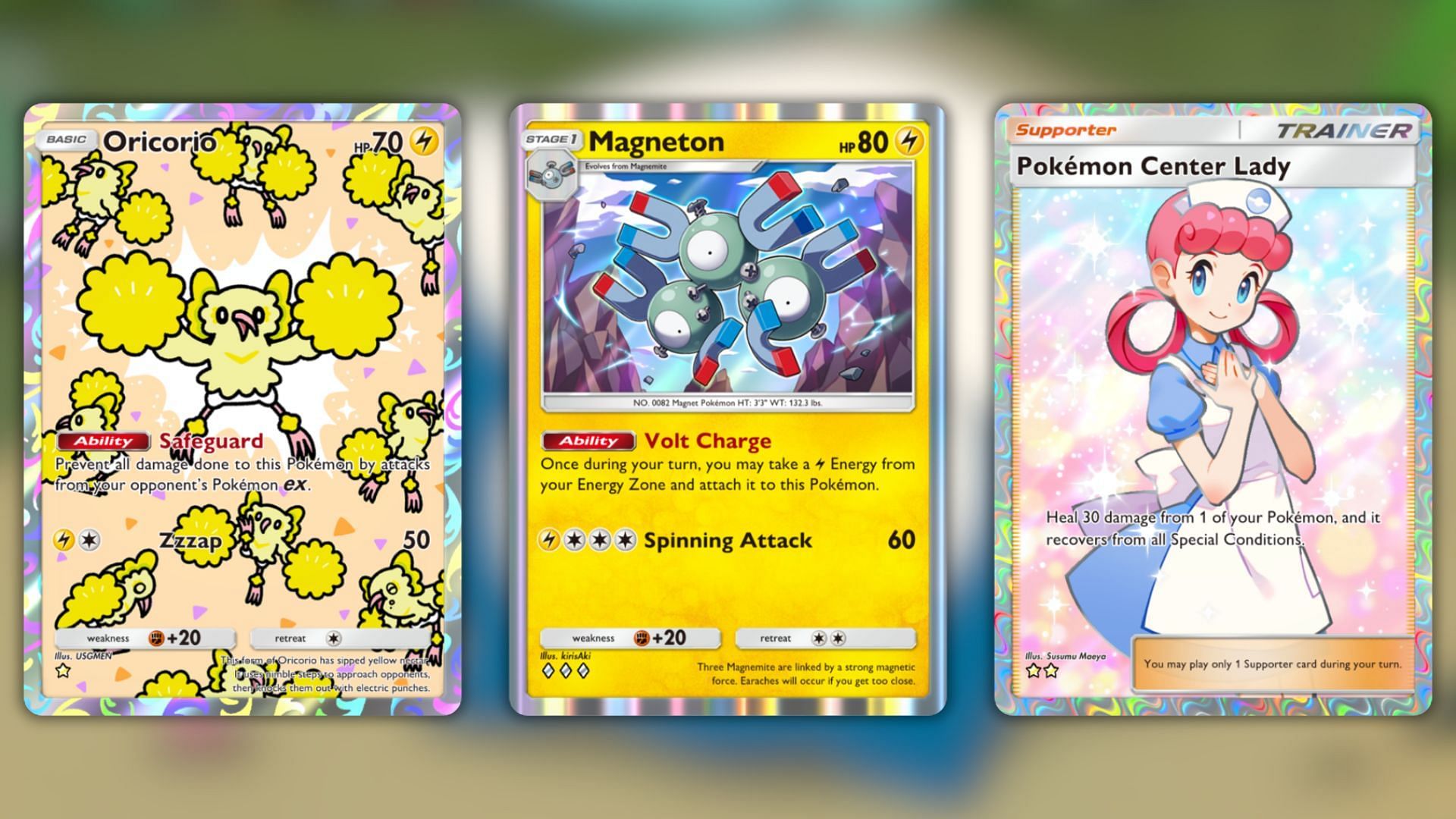 Best supporting cards in this deck (Image via The Pokemon Company)